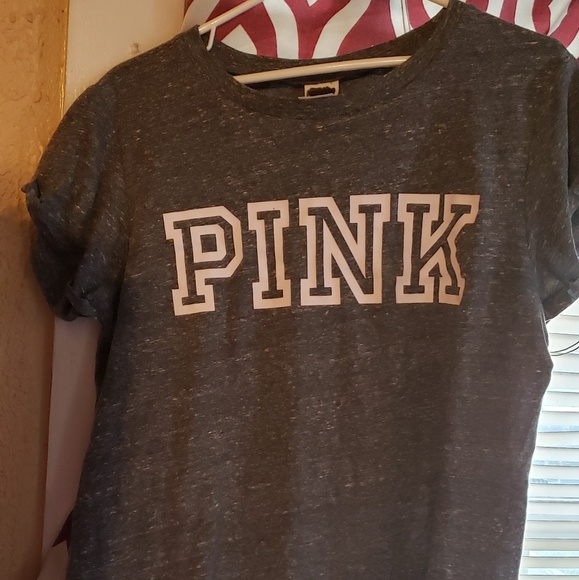Victoria's Secret Tops - Victoria secret heather grey tshirt